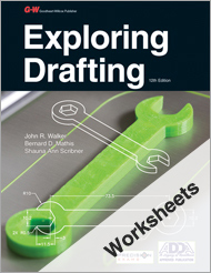 Exploring Drafting, 12th Edition, Worksheets)