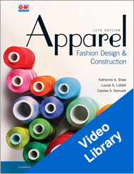 Apparel: Fashion Design and Construction 12e, Video Library