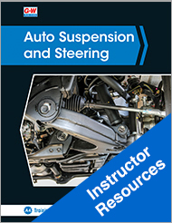 Auto Suspension and Steering, 5th Edition, Online Instructor Resources