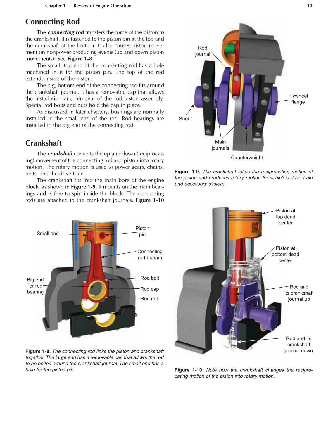 Auto Engine Repair, A1, 5th Edition page 13