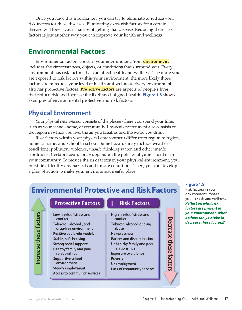 Comprehensive Health Skills for Middle School 2e page 17