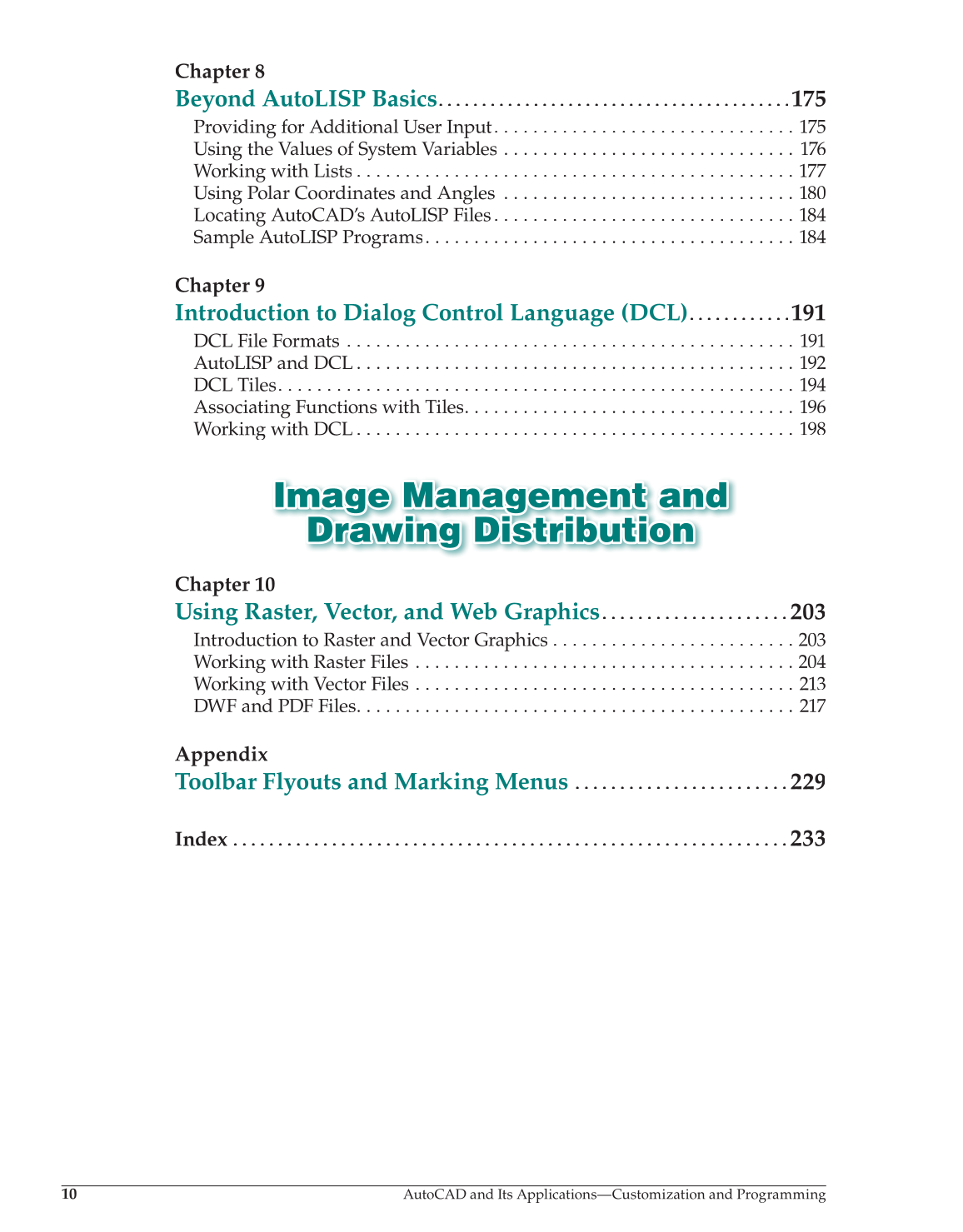 AutoCAD and Its Applications—Customization and Programming 2013, 1st Edition page 10
