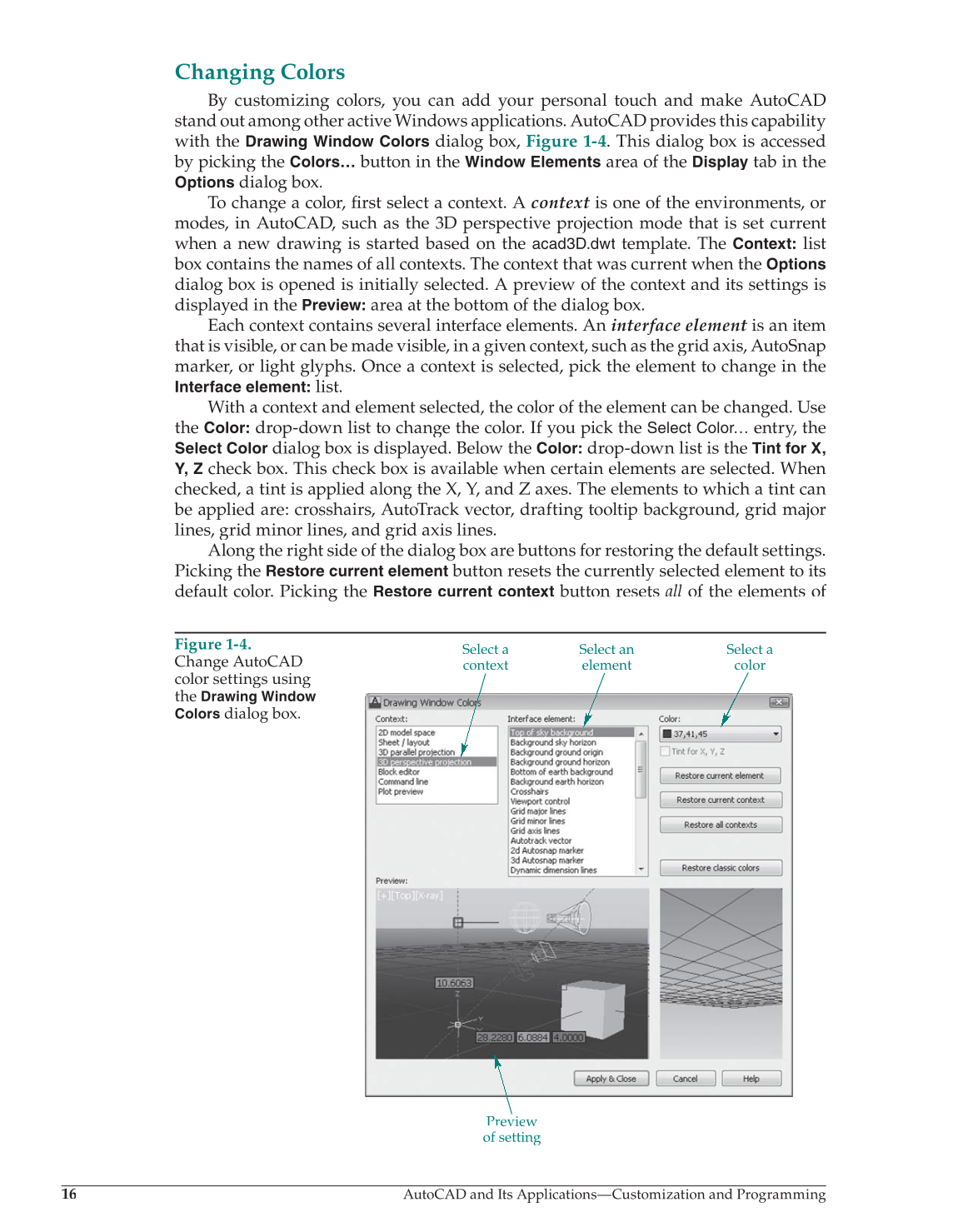 AutoCAD and Its Applications—Customization and Programming 2013, 1st Edition page 16