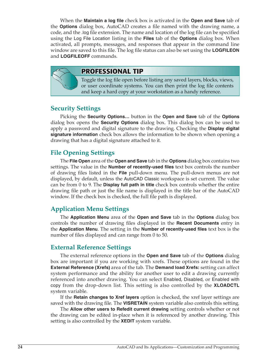 AutoCAD and Its Applications—Customization and Programming 2013, 1st Edition page 24