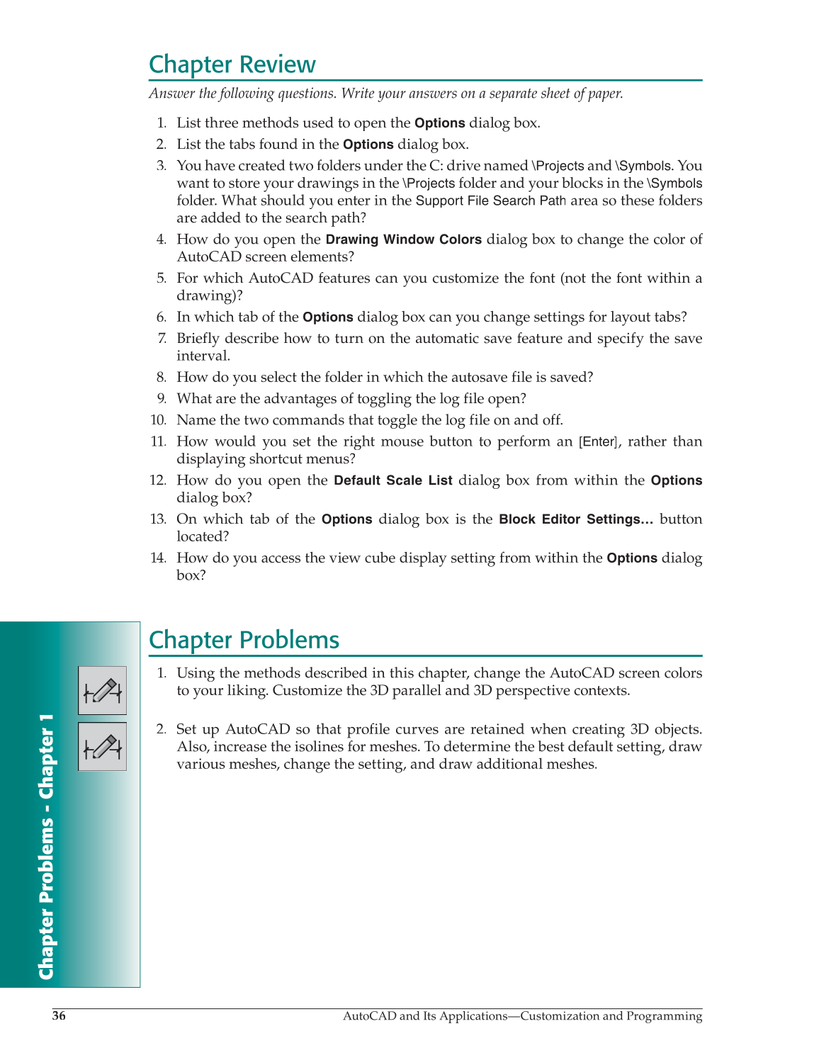 AutoCAD and Its Applications—Customization and Programming 2013, 1st Edition page 36