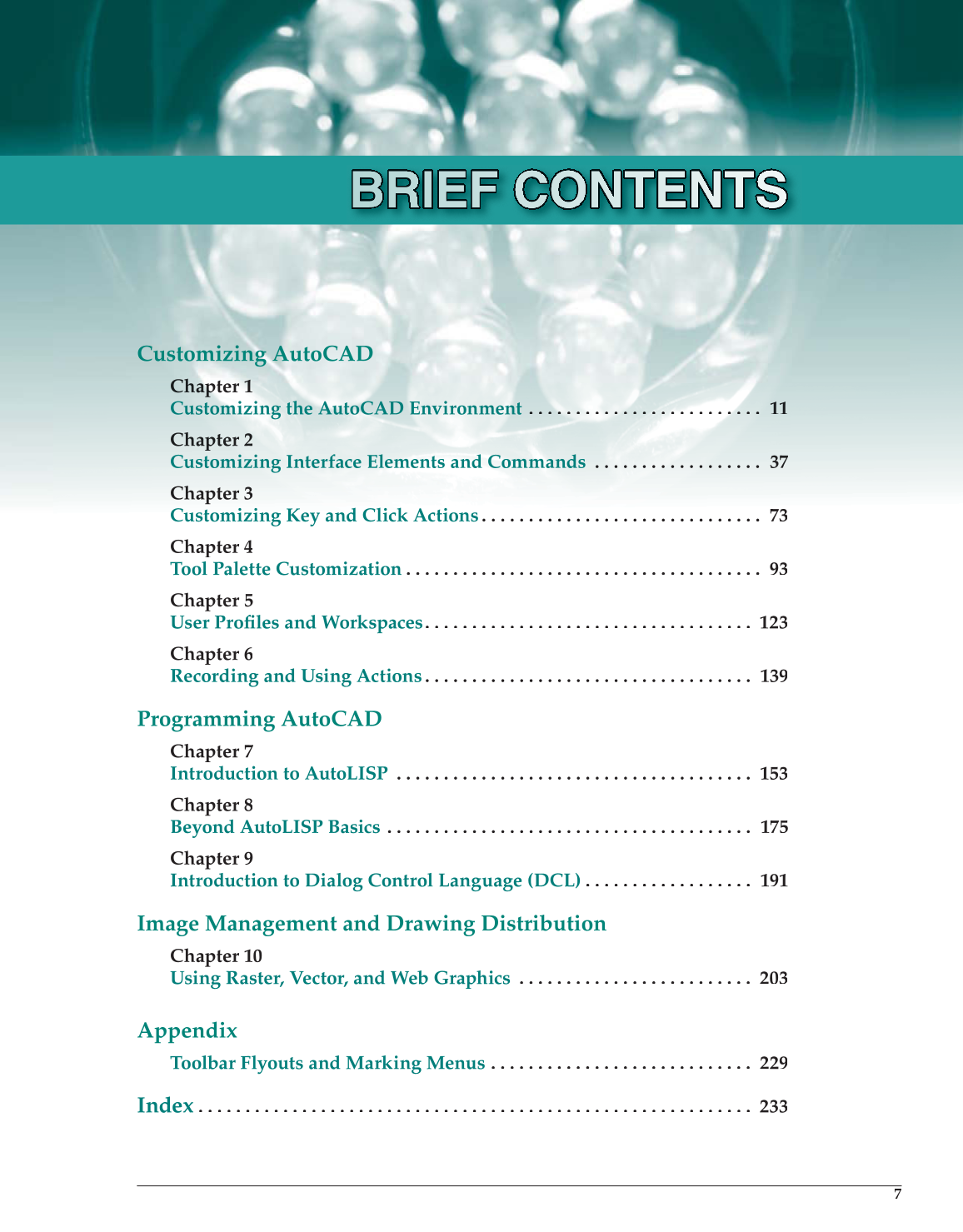 AutoCAD and Its Applications—Customization and Programming 2013, 1st Edition page 7