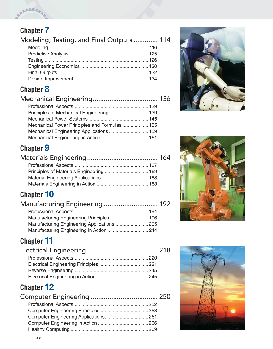 Engineering Fundamentals: Design, Principles, and Careers, 2nd Edition page xvi