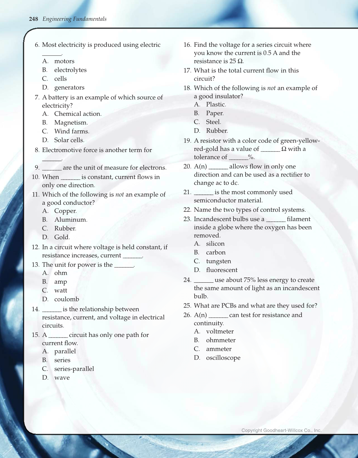 Engineering Fundamentals: Design, Principles, and Careers, 2nd Edition page 248