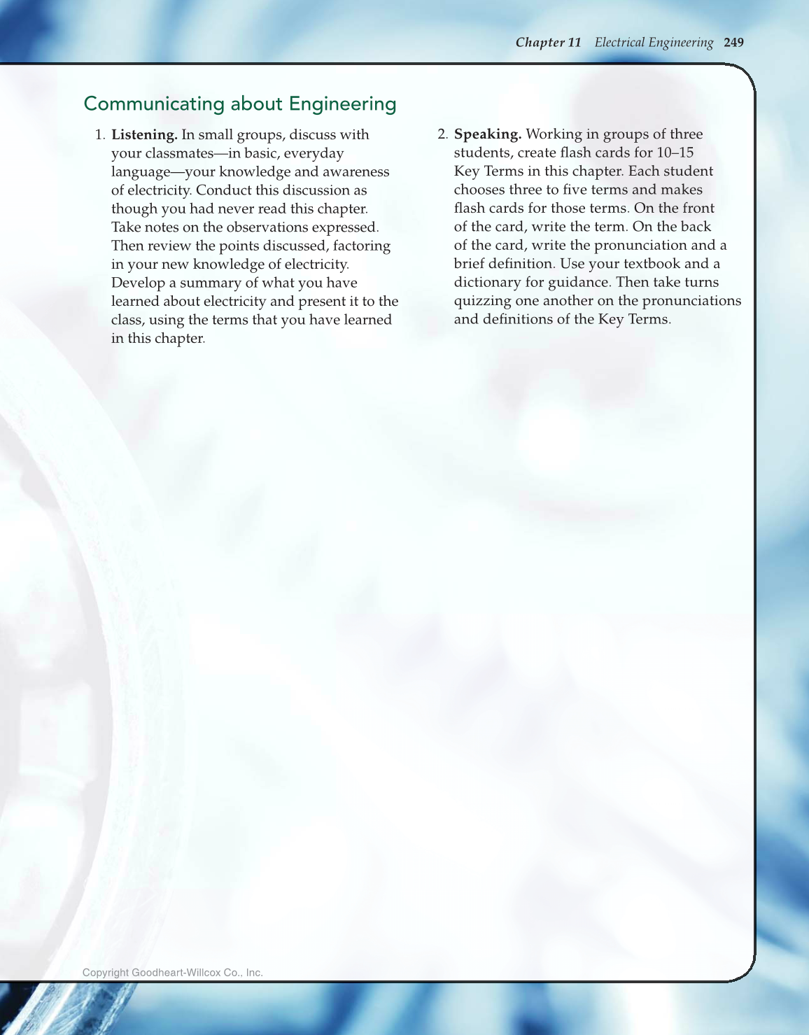 Engineering Fundamentals: Design, Principles, and Careers, 2nd Edition page 249