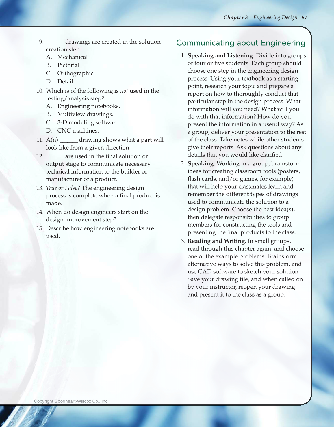 Engineering Fundamentals: Design, Principles, and Careers, 2nd Edition page 57