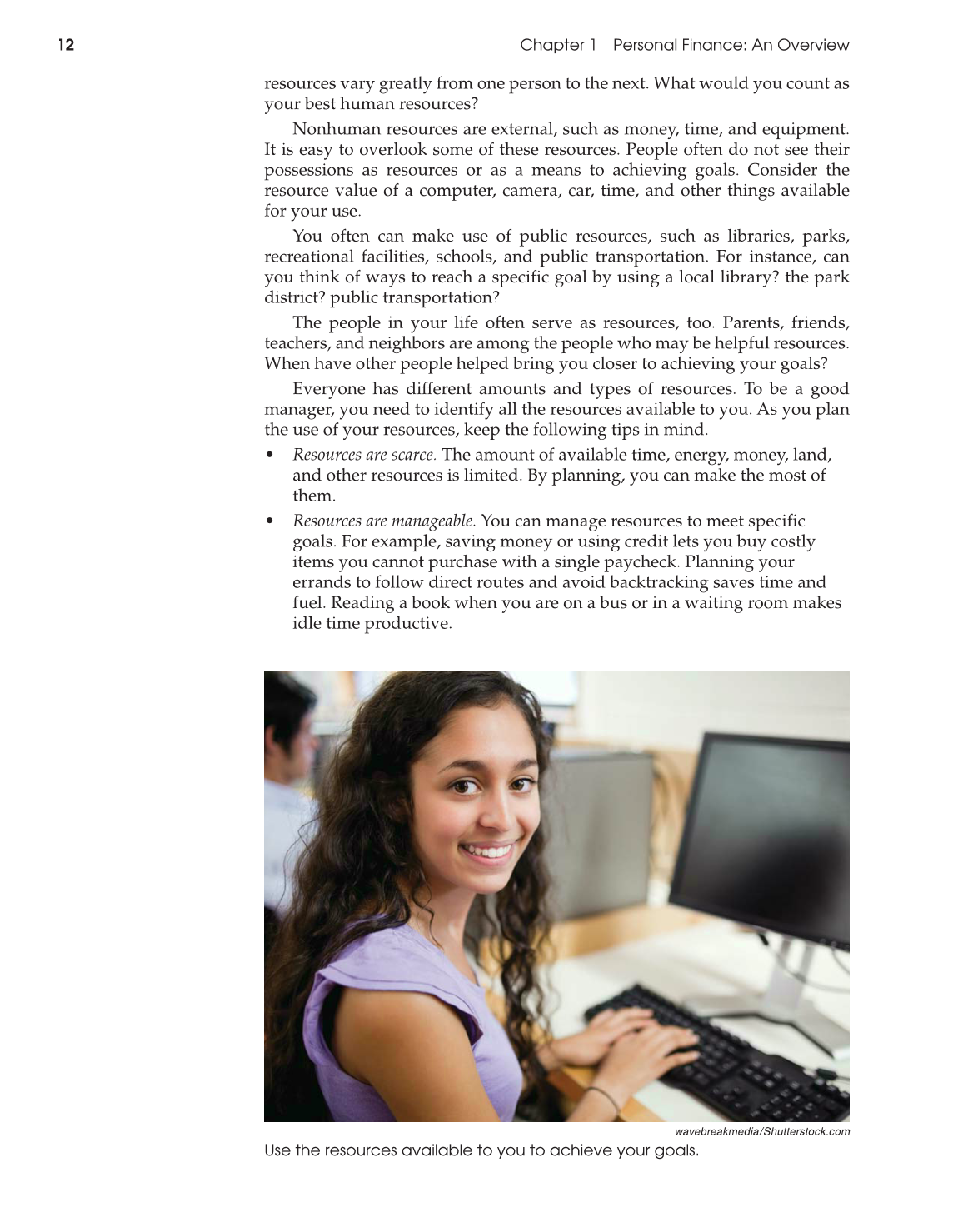 Foundations of Personal Finance, 9th Edition page 12