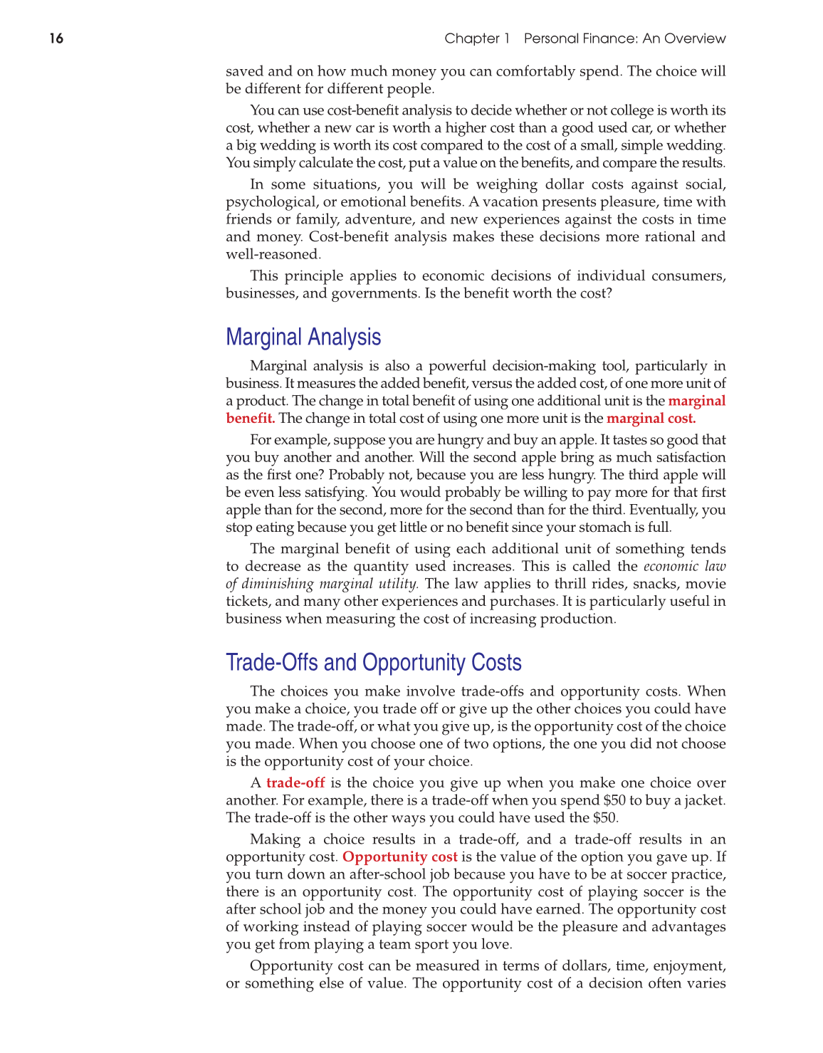 Foundations of Personal Finance, 9th Edition page 16