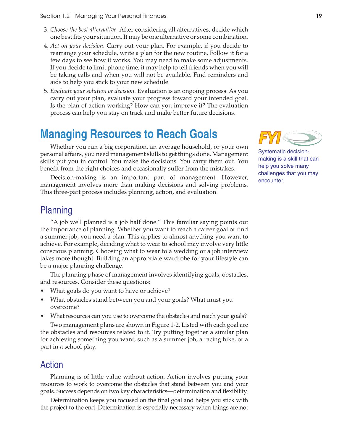 Foundations of Personal Finance, 9th Edition page 19