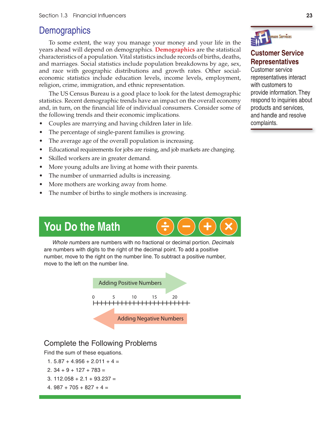 Foundations of Personal Finance, 9th Edition page 23