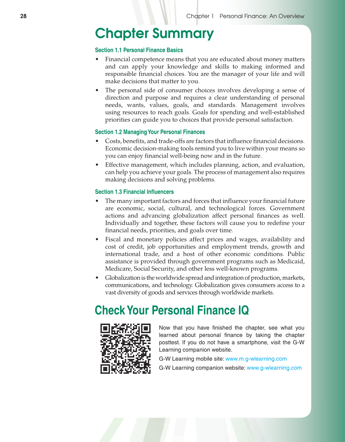 Foundations of Personal Finance, 9th Edition page 28