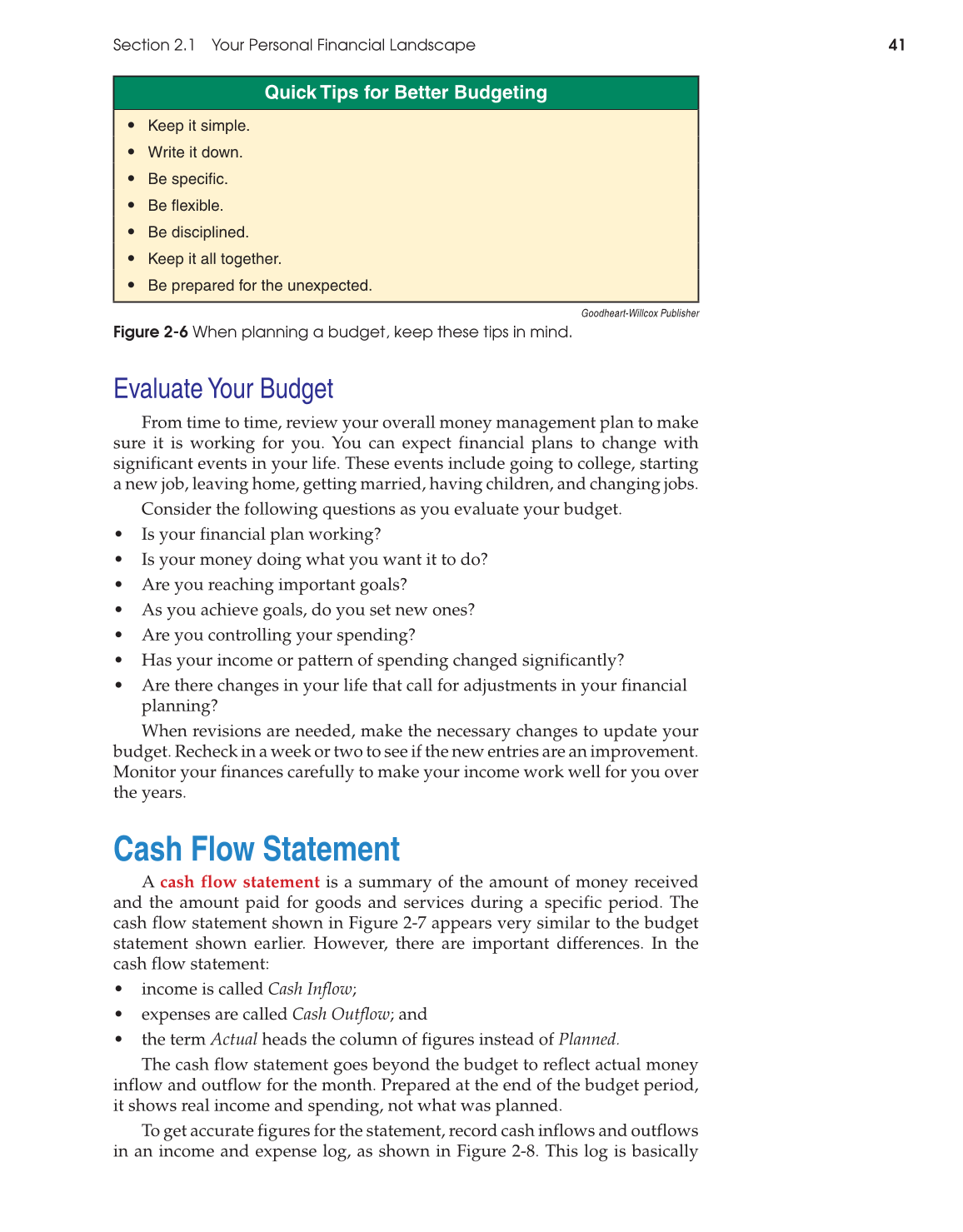 Foundations of Personal Finance, 9th Edition page 41