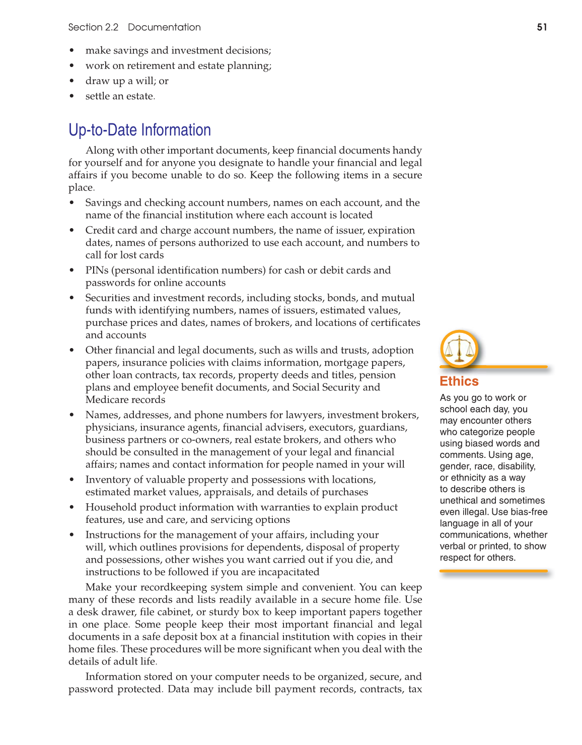 Foundations of Personal Finance, 9th Edition page 51