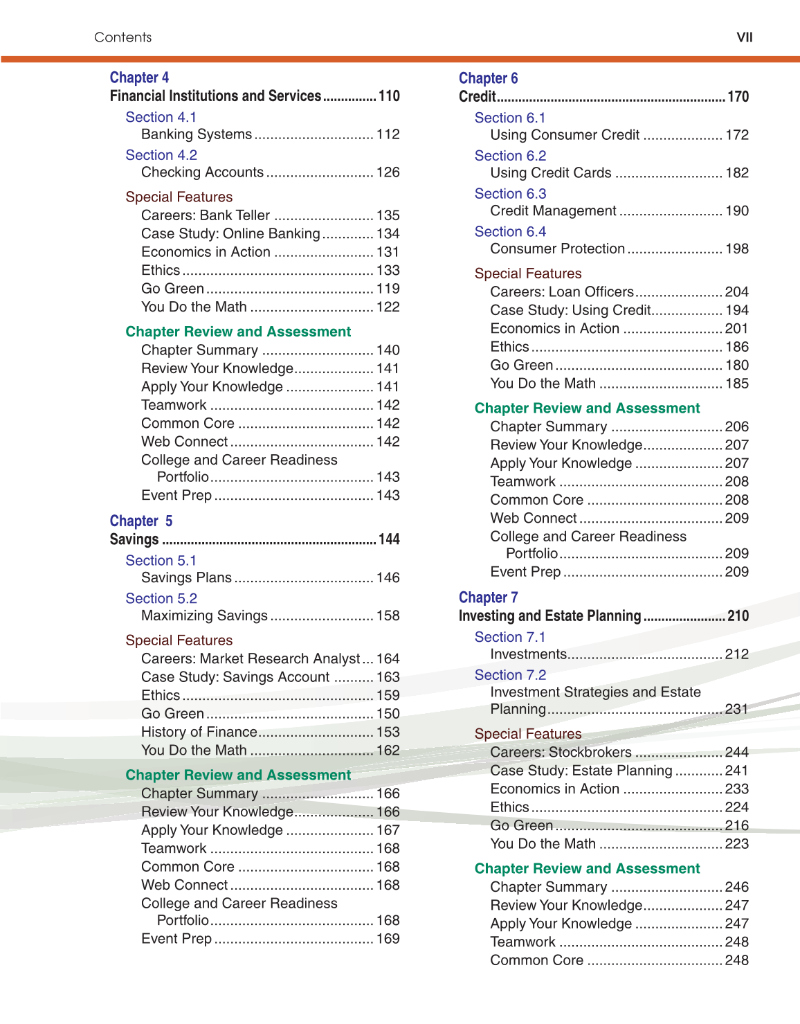 Foundations of Personal Finance, 9th Edition page VII