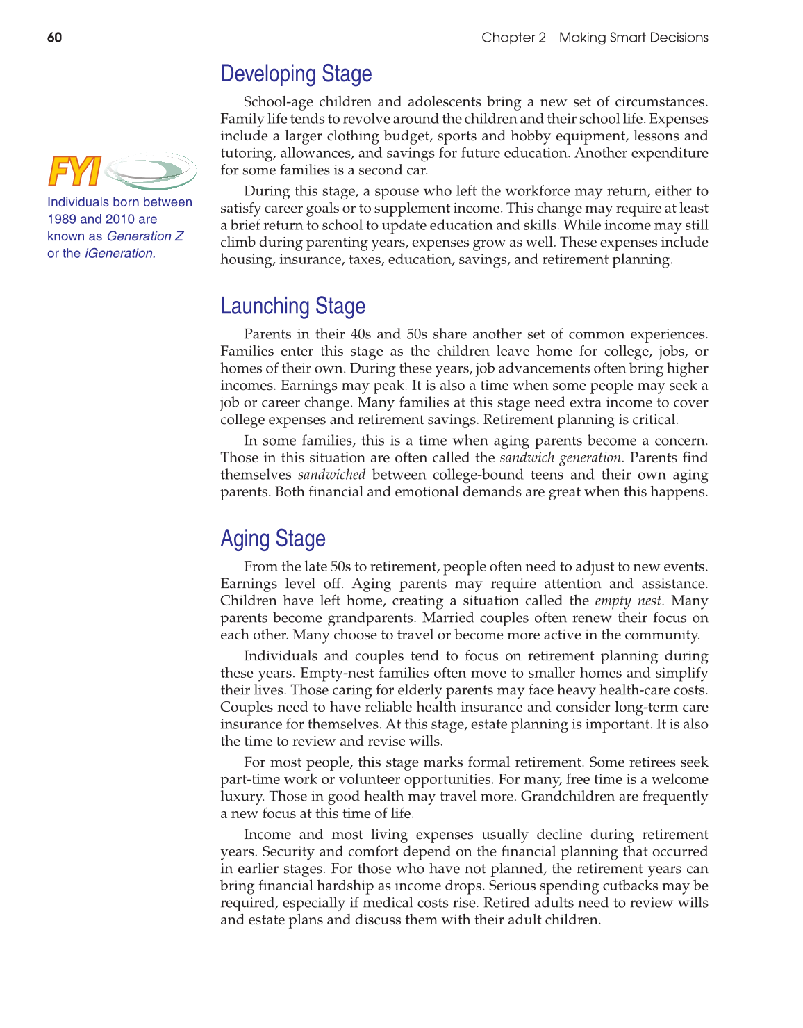 Foundations of Personal Finance, 9th Edition page 60