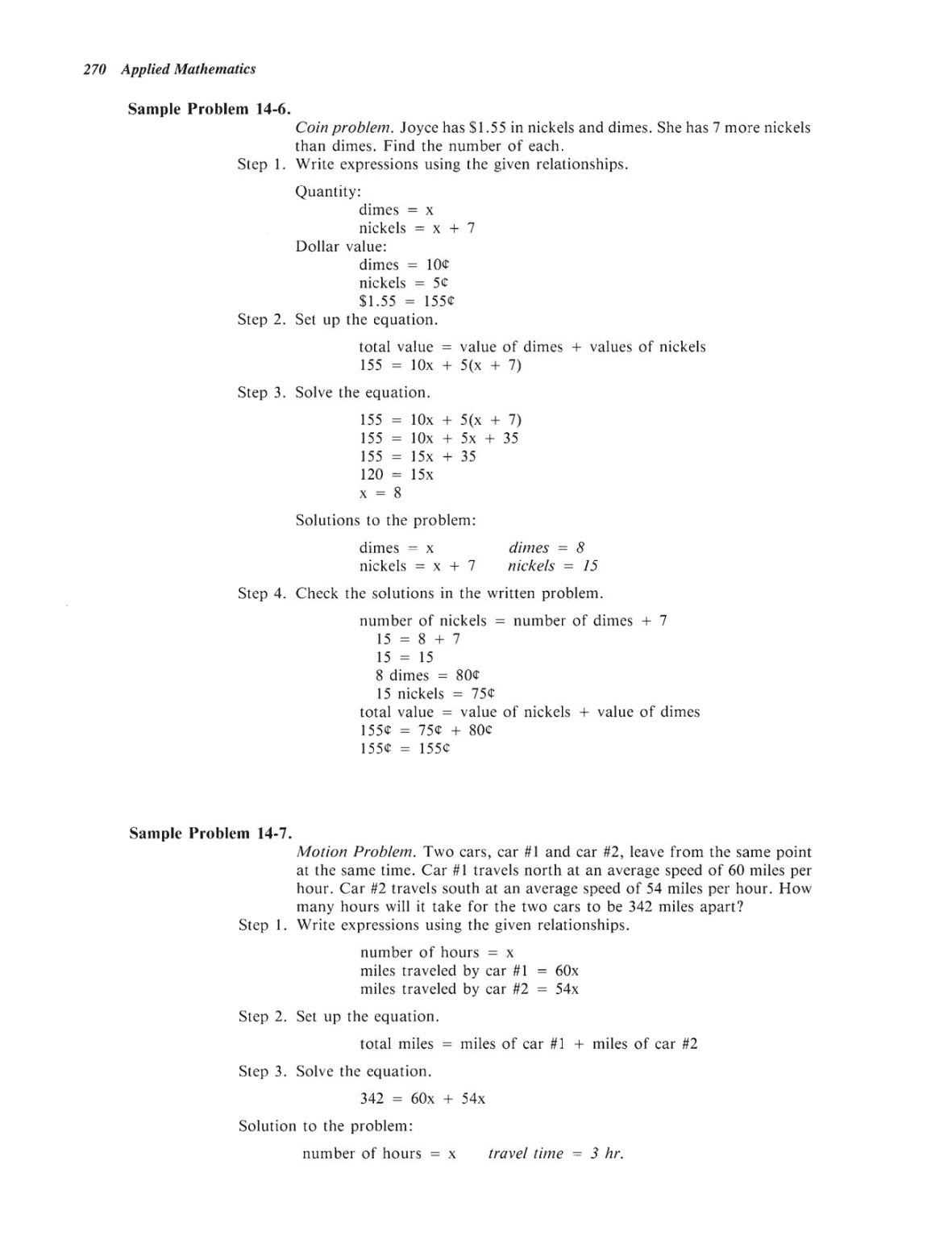 Applied Mathematics, 4th Edition page 270
