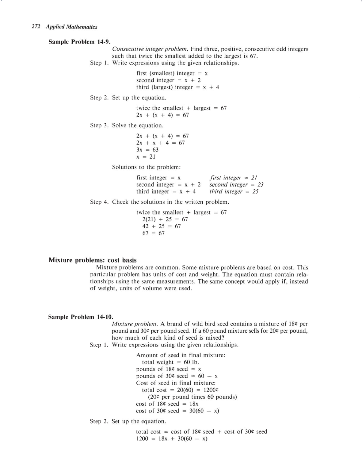Applied Mathematics, 4th Edition page 272