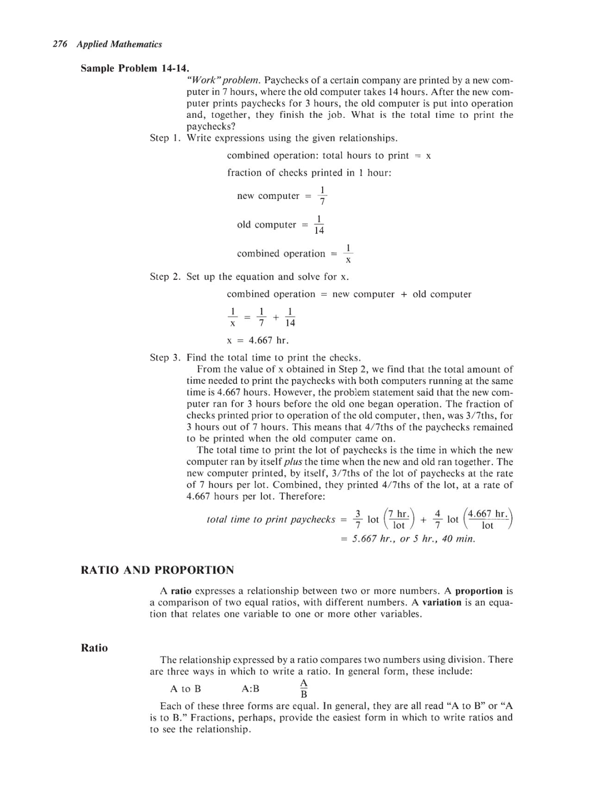 Applied Mathematics, 4th Edition page 276