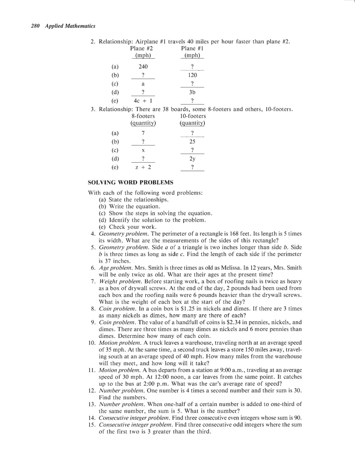 Applied Mathematics, 4th Edition page 280