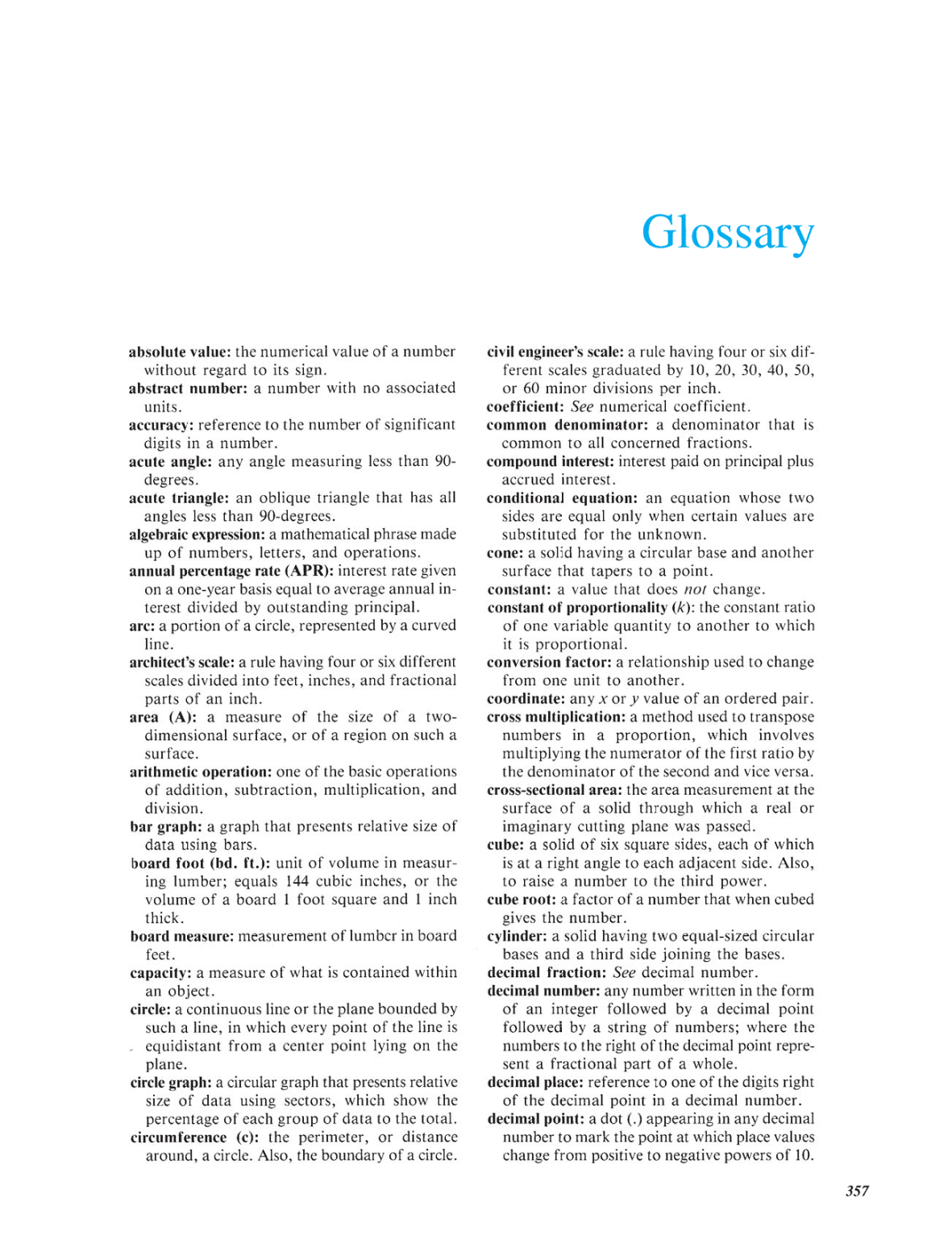 Applied Mathematics, 4th Edition page 357