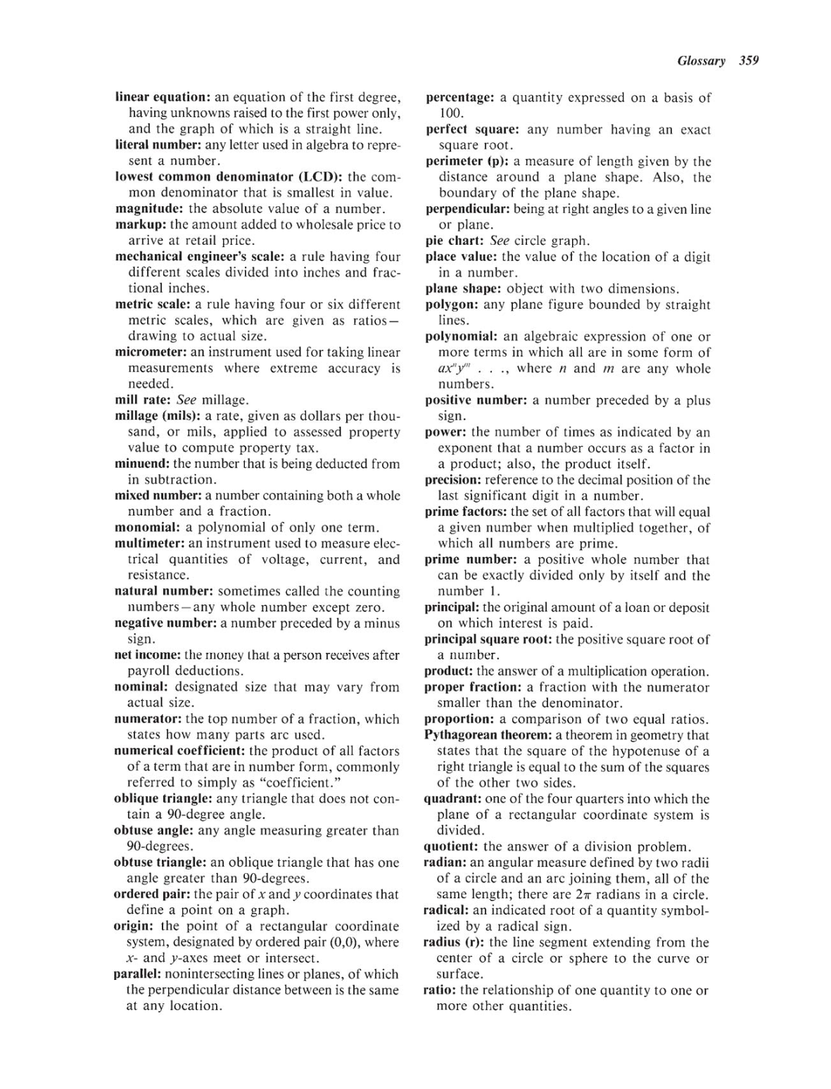 Applied Mathematics, 4th Edition page 359