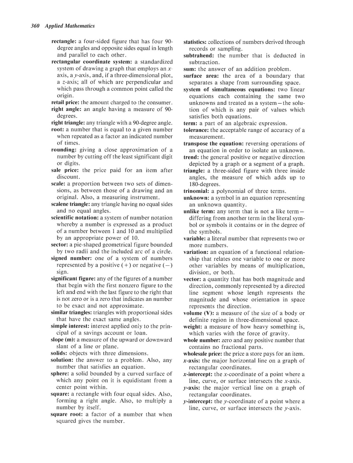 Applied Mathematics, 4th Edition page 360