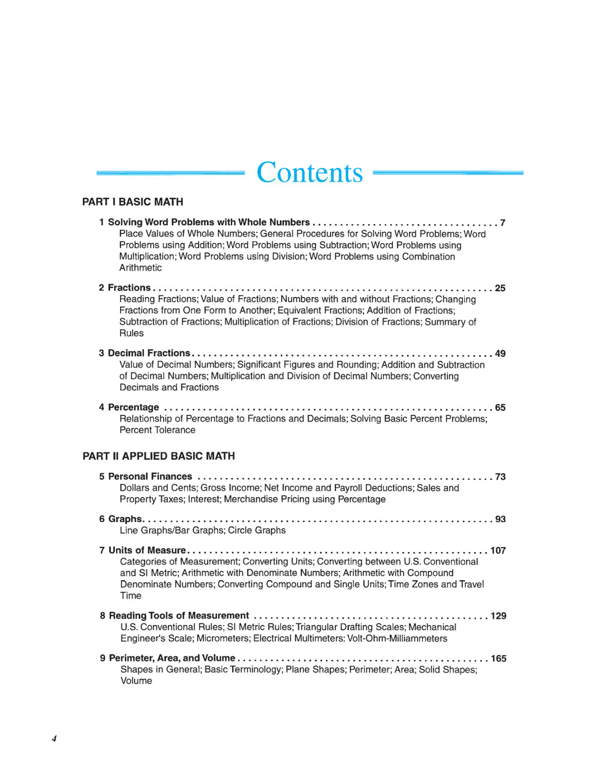 Applied Mathematics, 4th Edition page 4