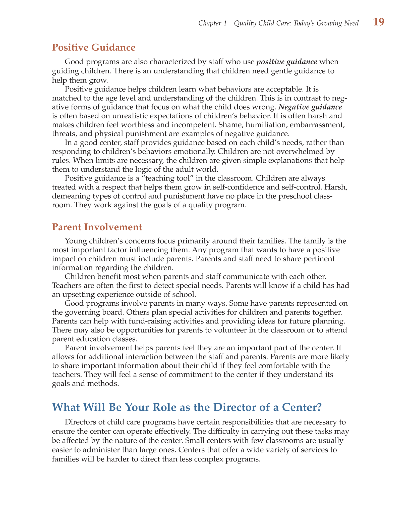 Child Care Administration: Planning Quality Programs for Young Children, 3rd Edition page 19