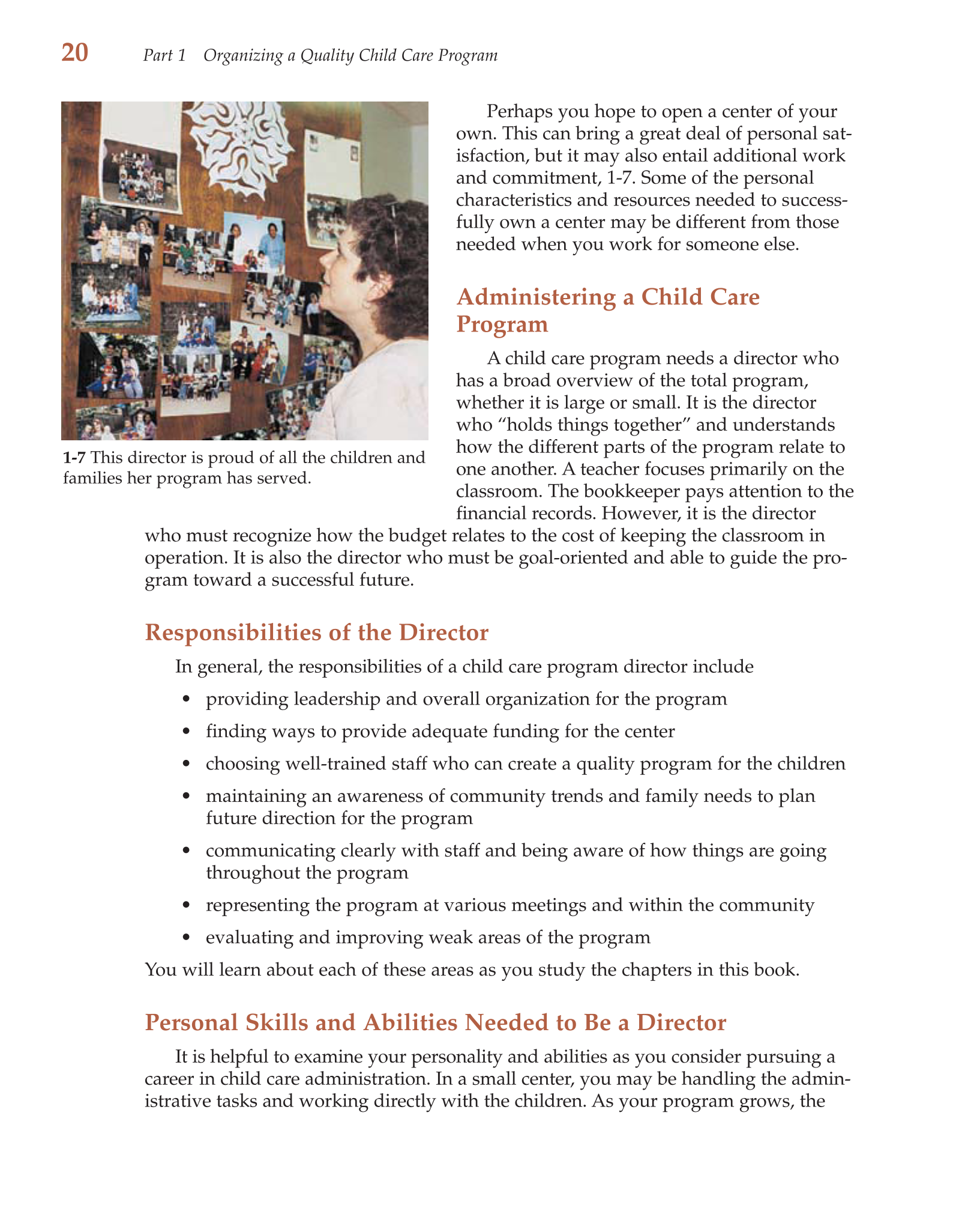 Child Care Administration: Planning Quality Programs for Young Children, 3rd Edition page 20