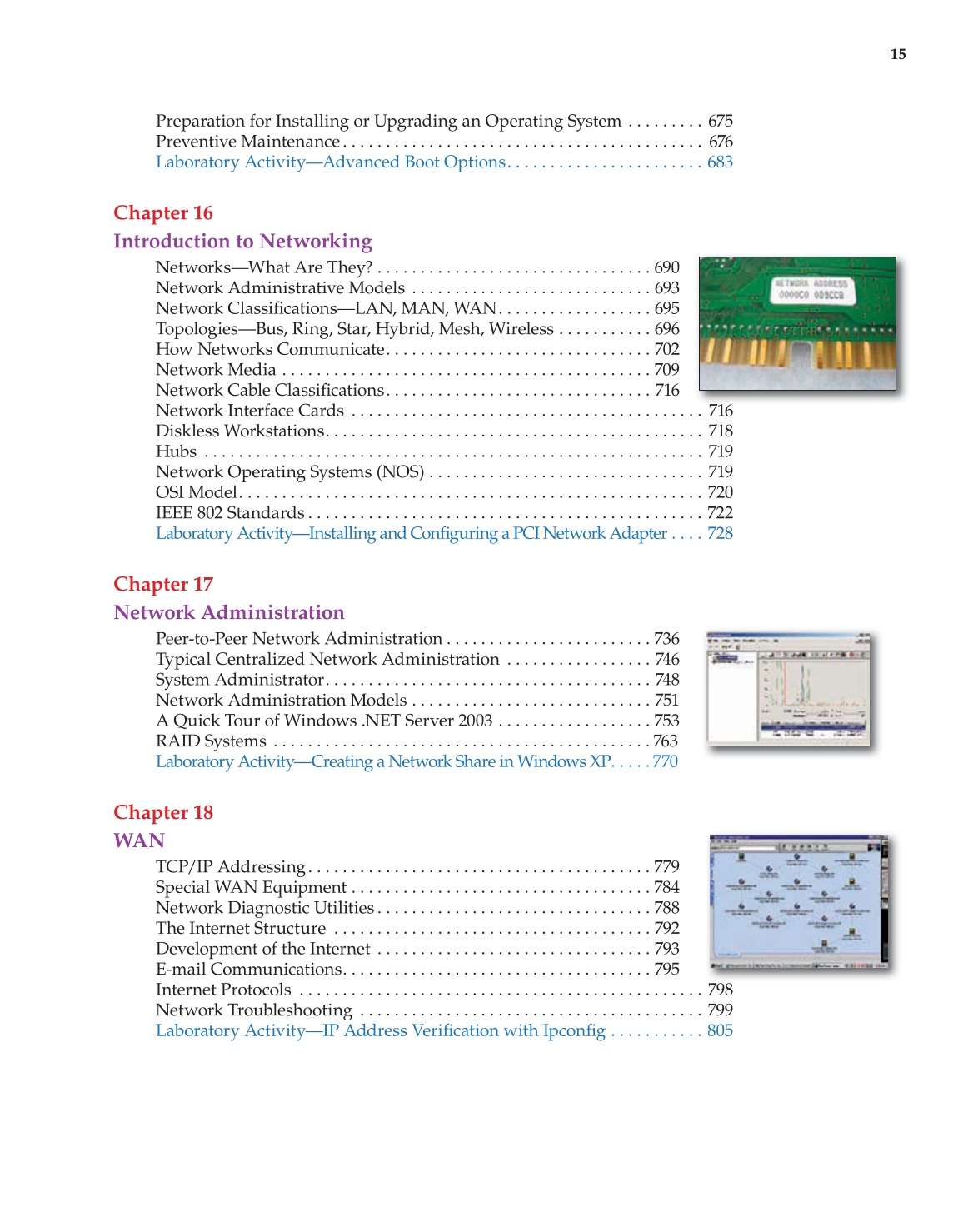 Computer Service and Repair, 3rd Edition page 15