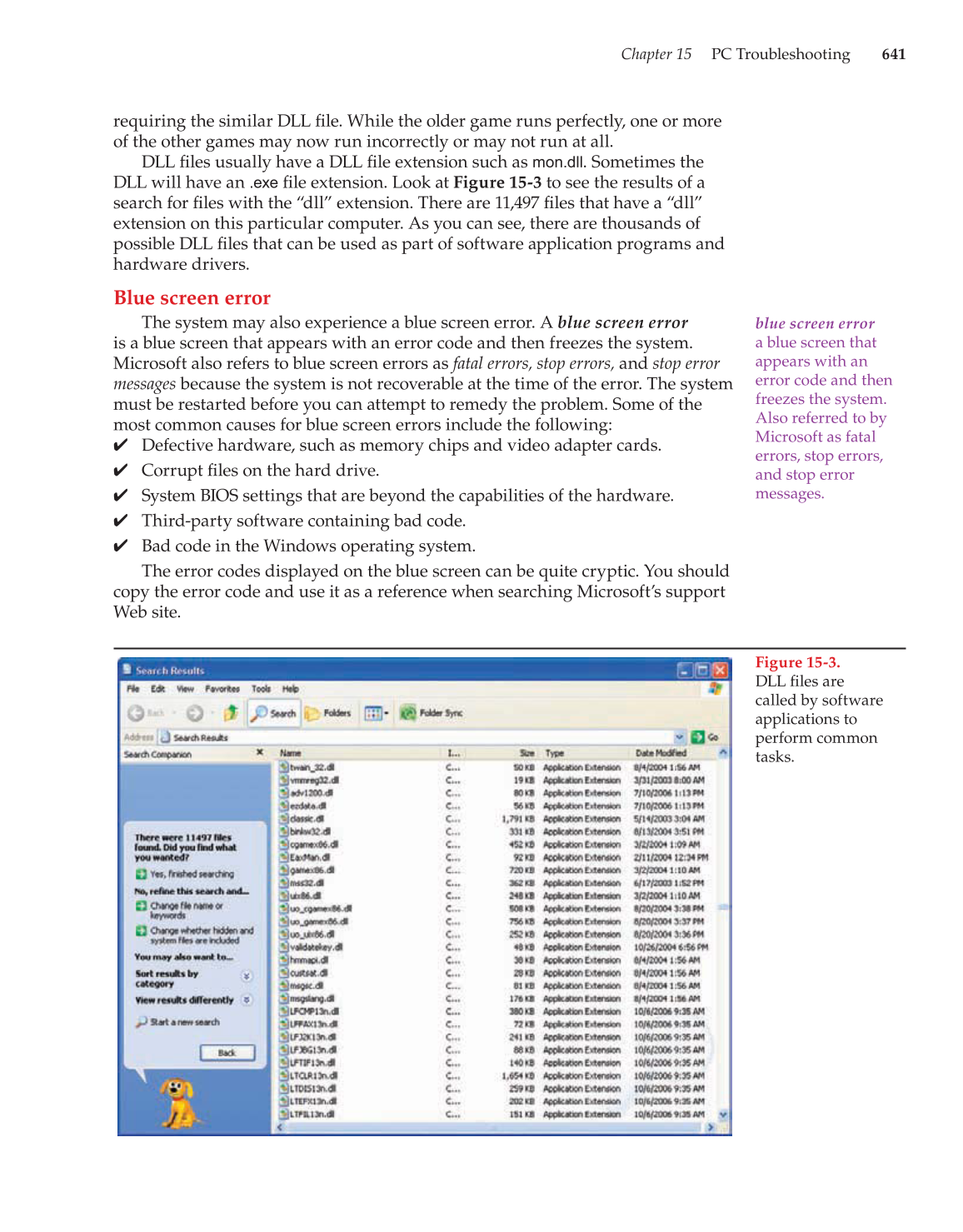 Computer Service and Repair, 3rd Edition page 641