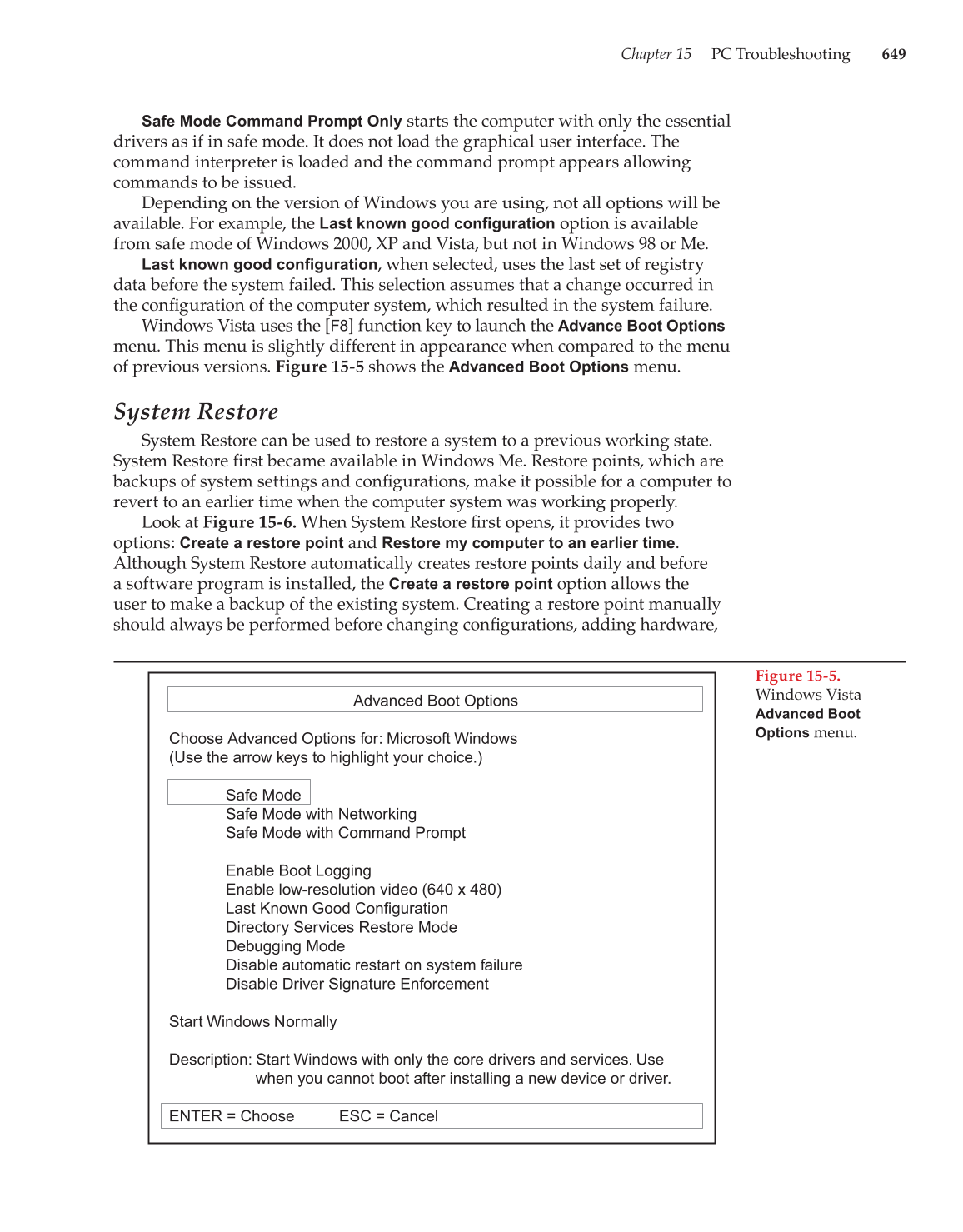 Computer Service and Repair, 3rd Edition page 649