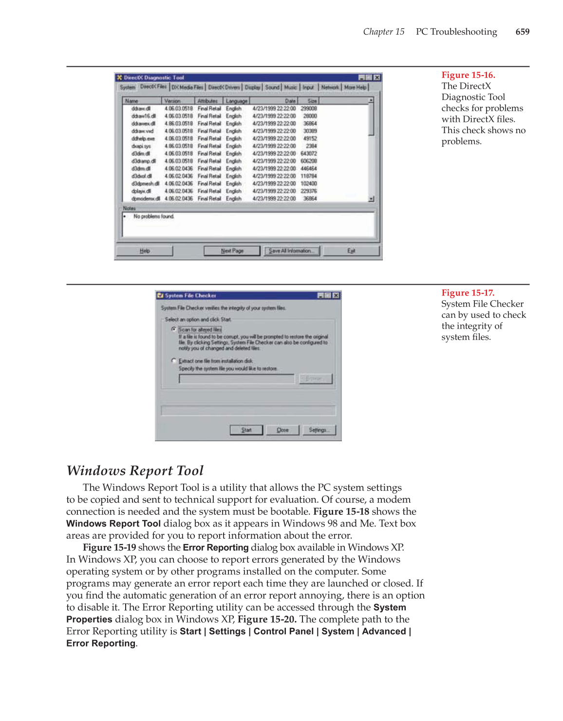 Computer Service and Repair, 3rd Edition page 659