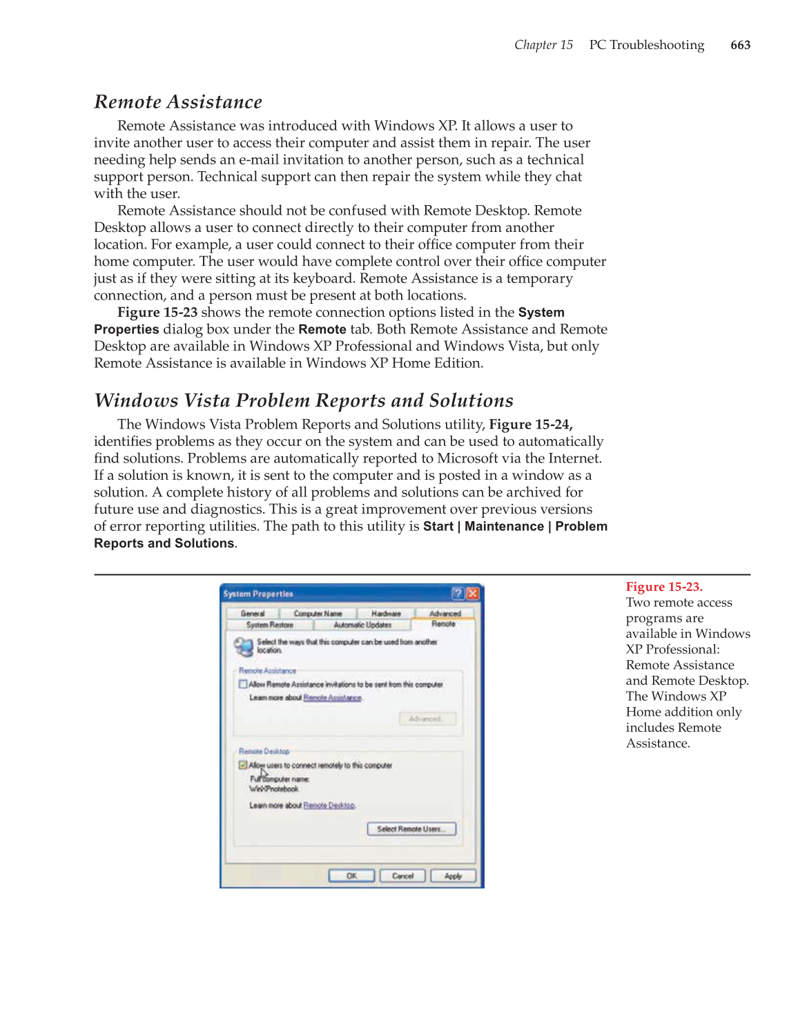Computer Service and Repair, 3rd Edition page 663