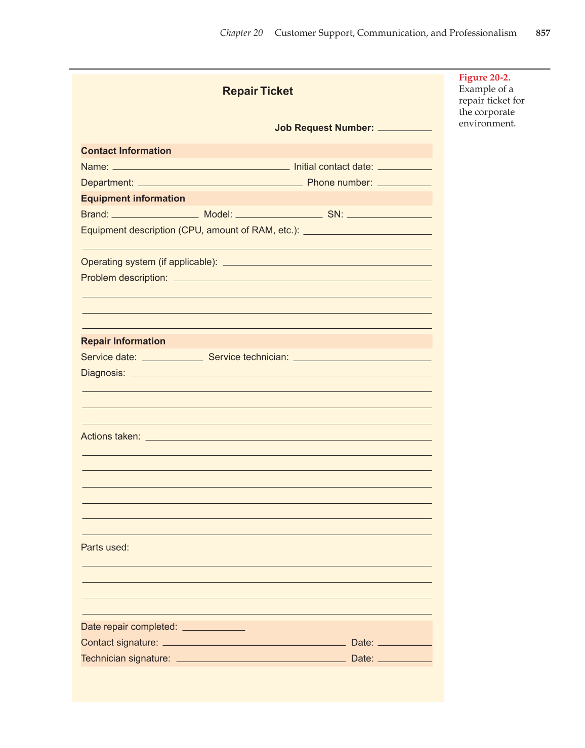 Computer Service and Repair, 3rd Edition page 857