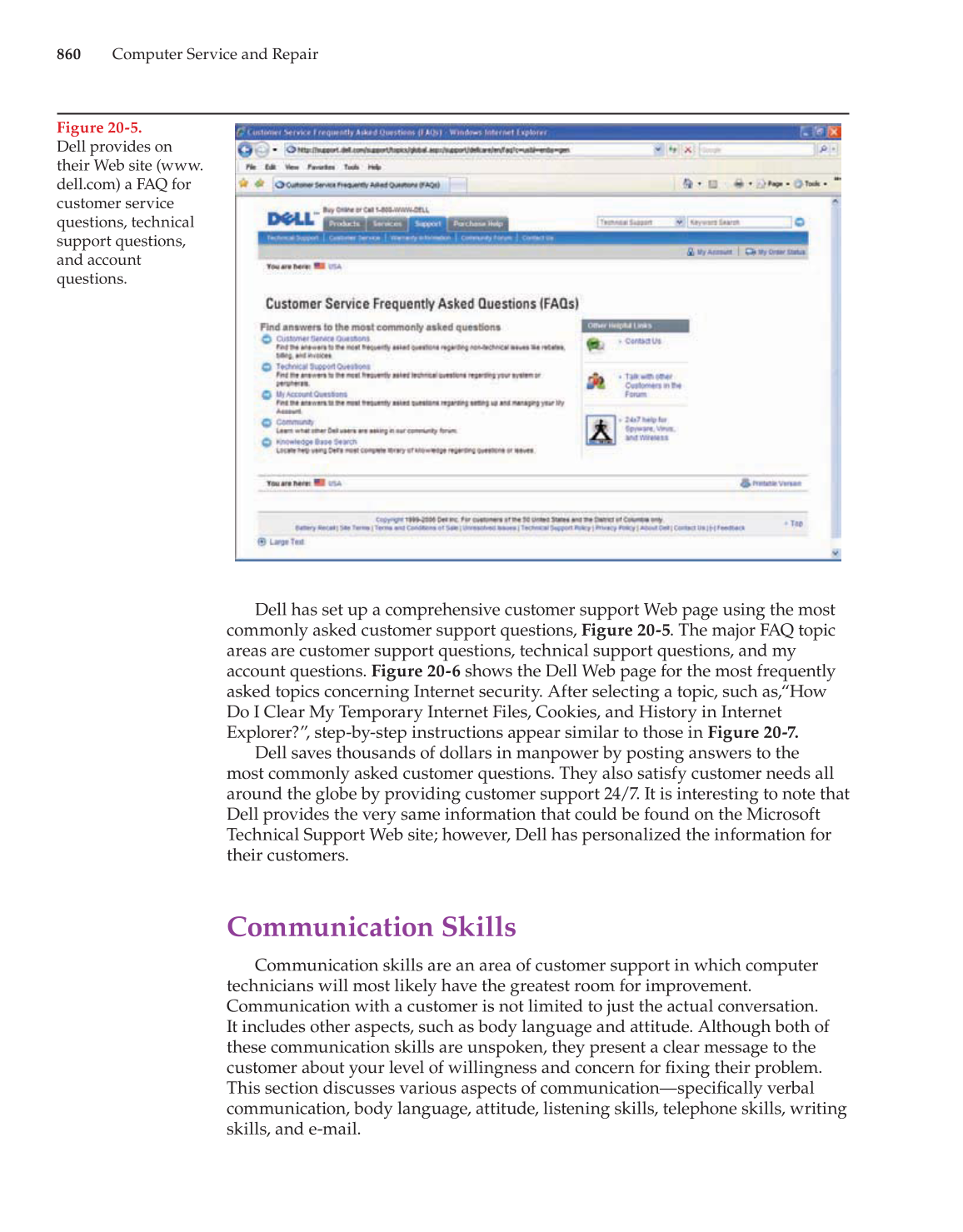 Computer Service and Repair, 3rd Edition page 860