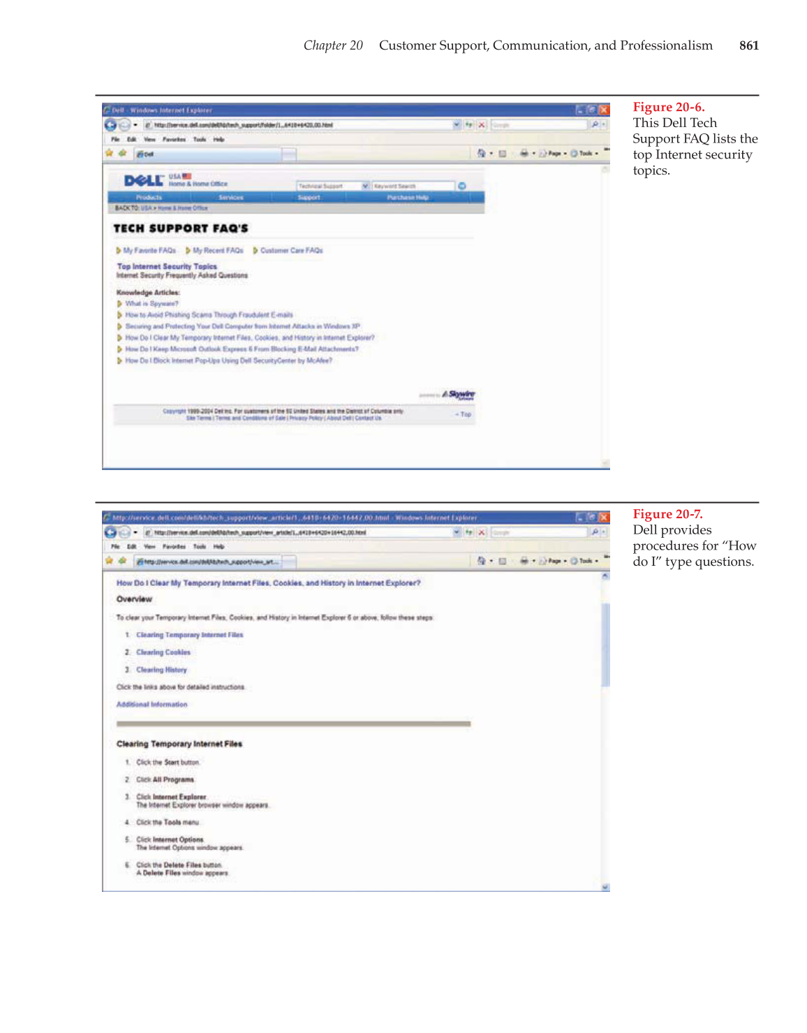 Computer Service and Repair, 3rd Edition page 861