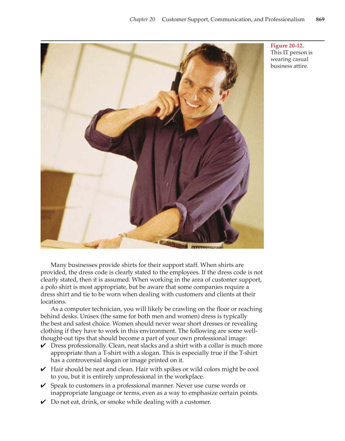 Computer Service and Repair, 3rd Edition page 869