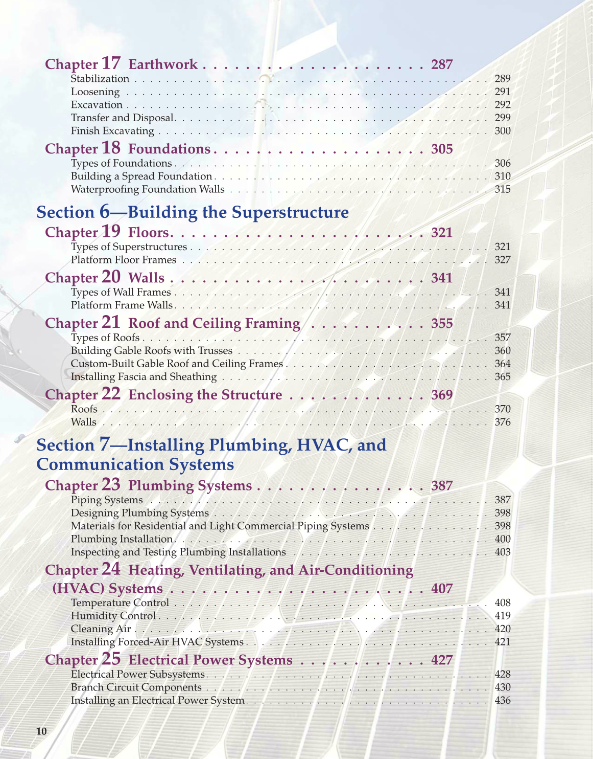 Construction and Building Technology, 1st Edition page 10