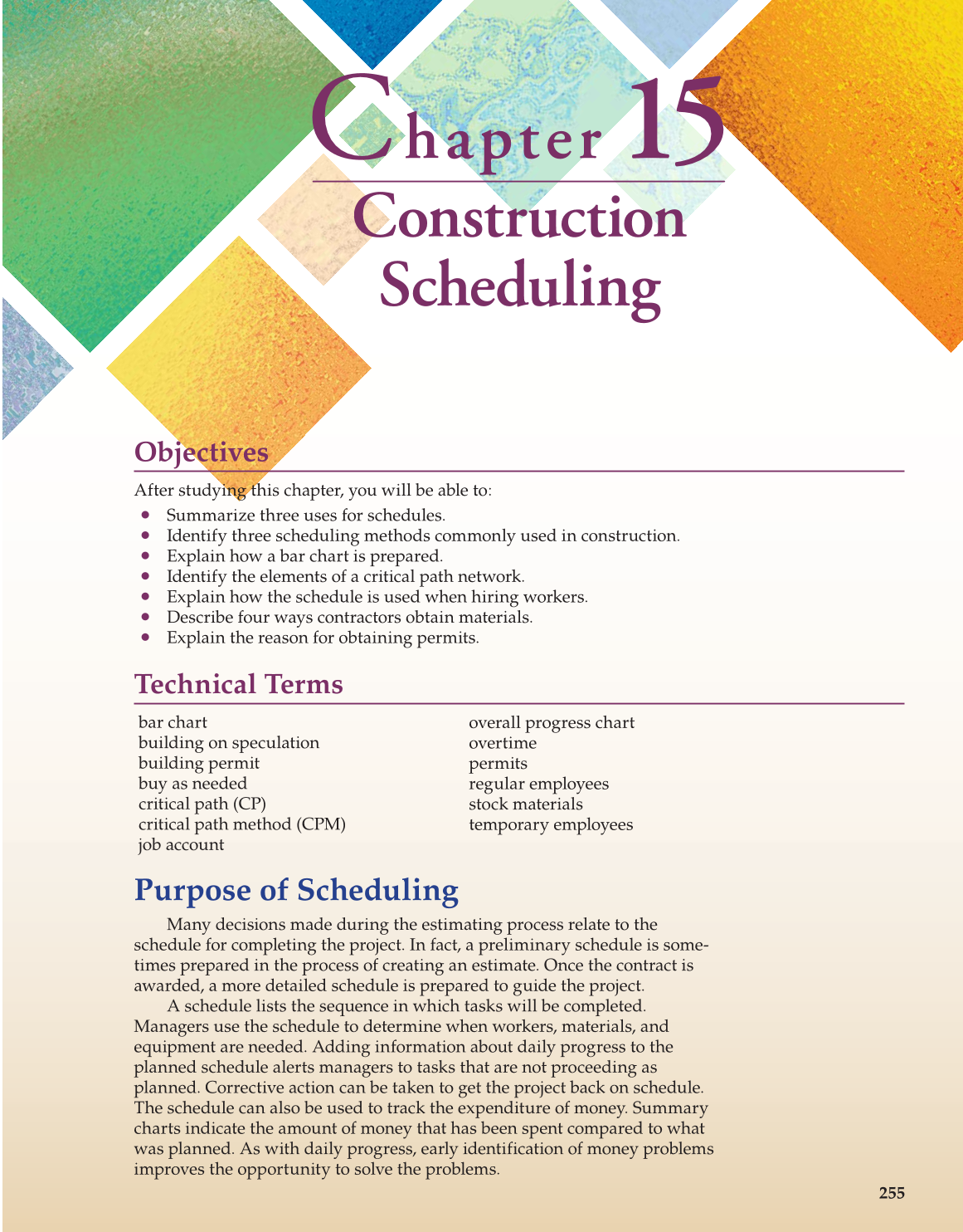Construction and Building Technology, 1st Edition page 255
