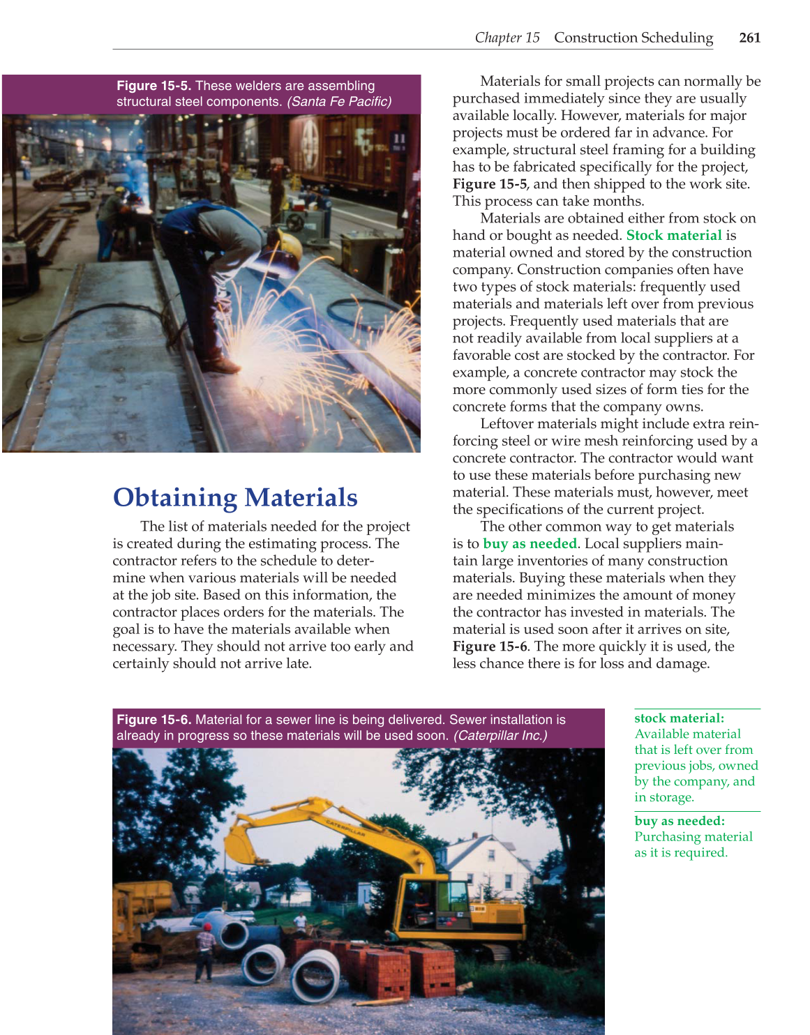 Construction and Building Technology, 1st Edition page 261