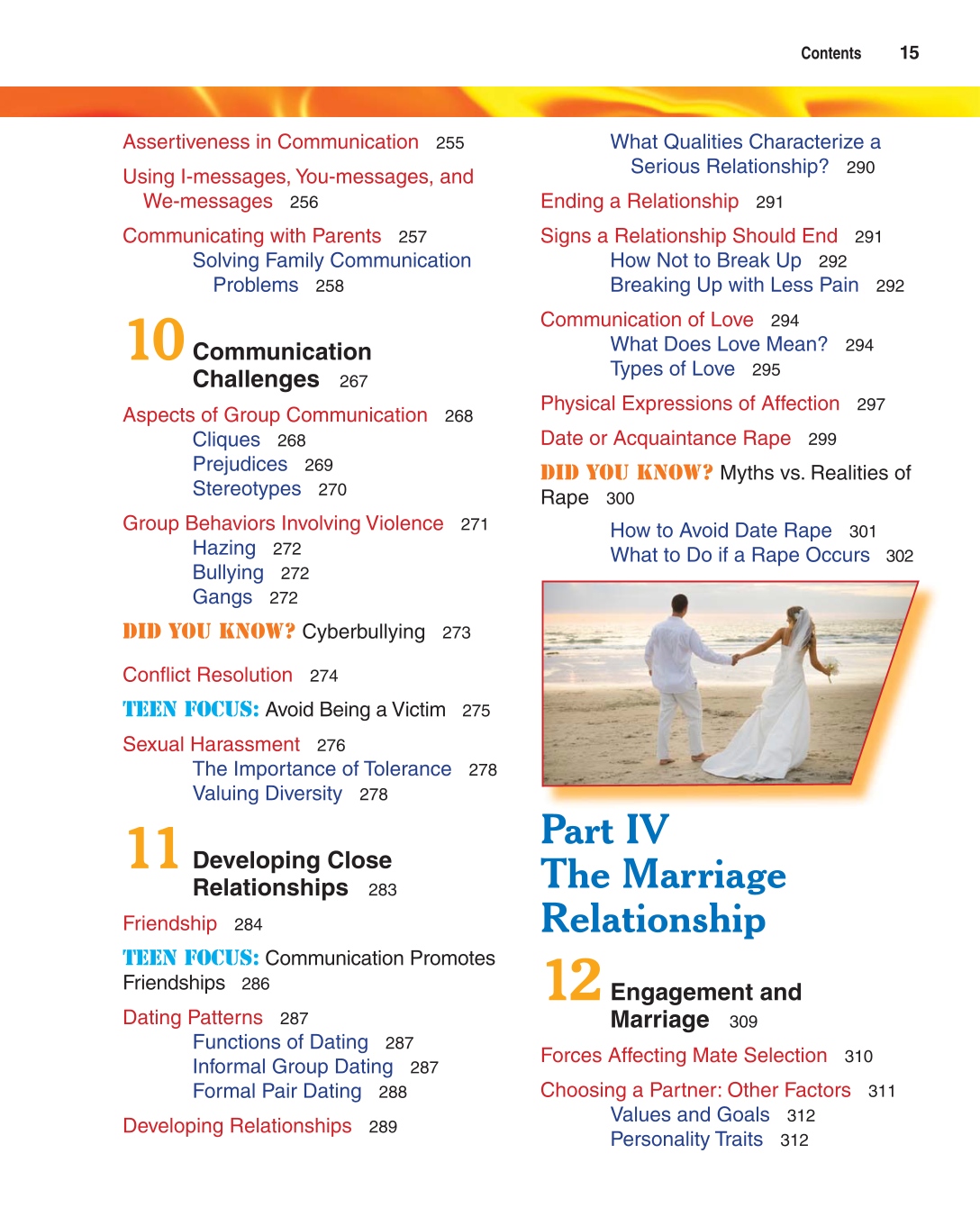 Contemporary Living, 11th Edition page 15