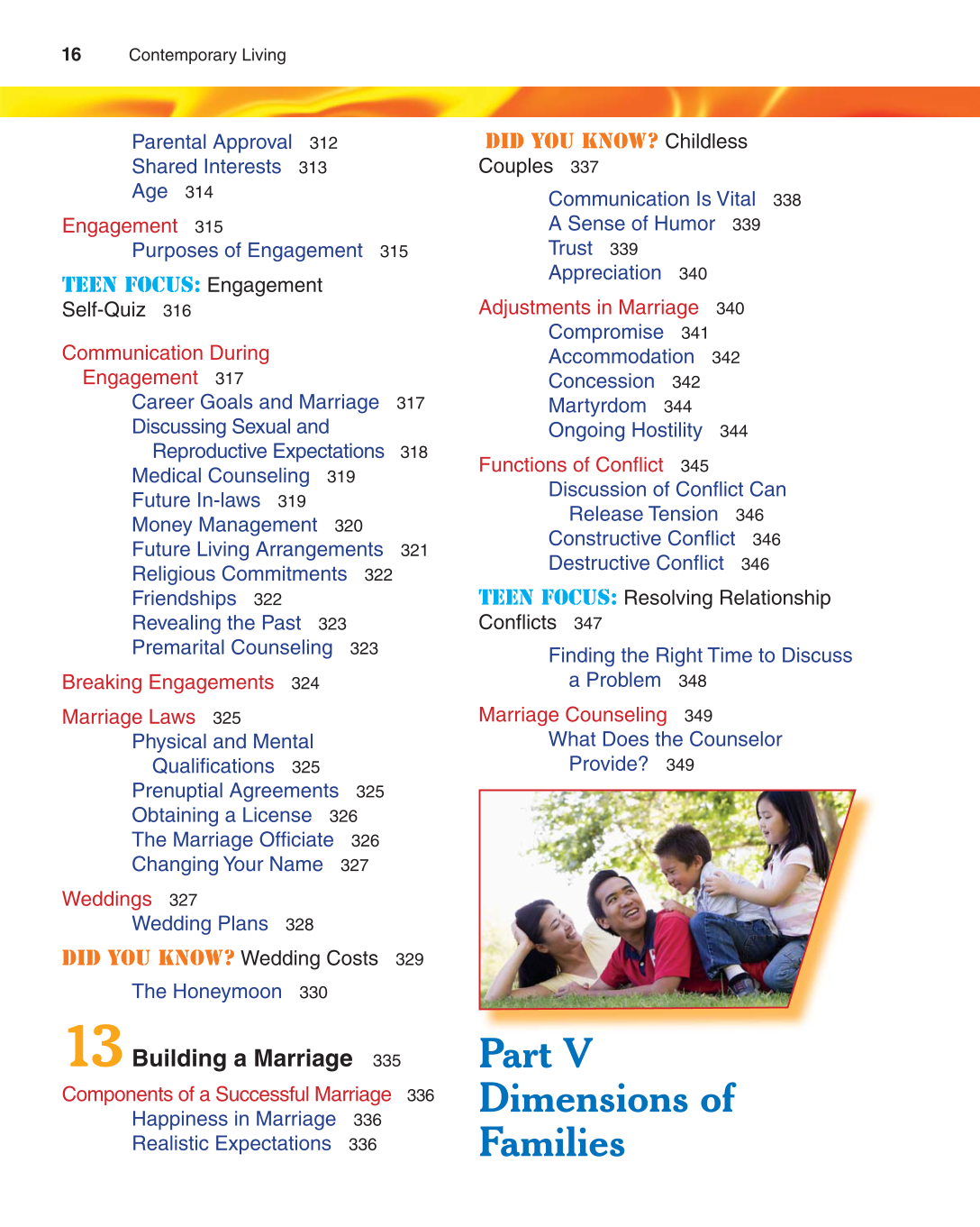 Contemporary Living, 11th Edition page 16