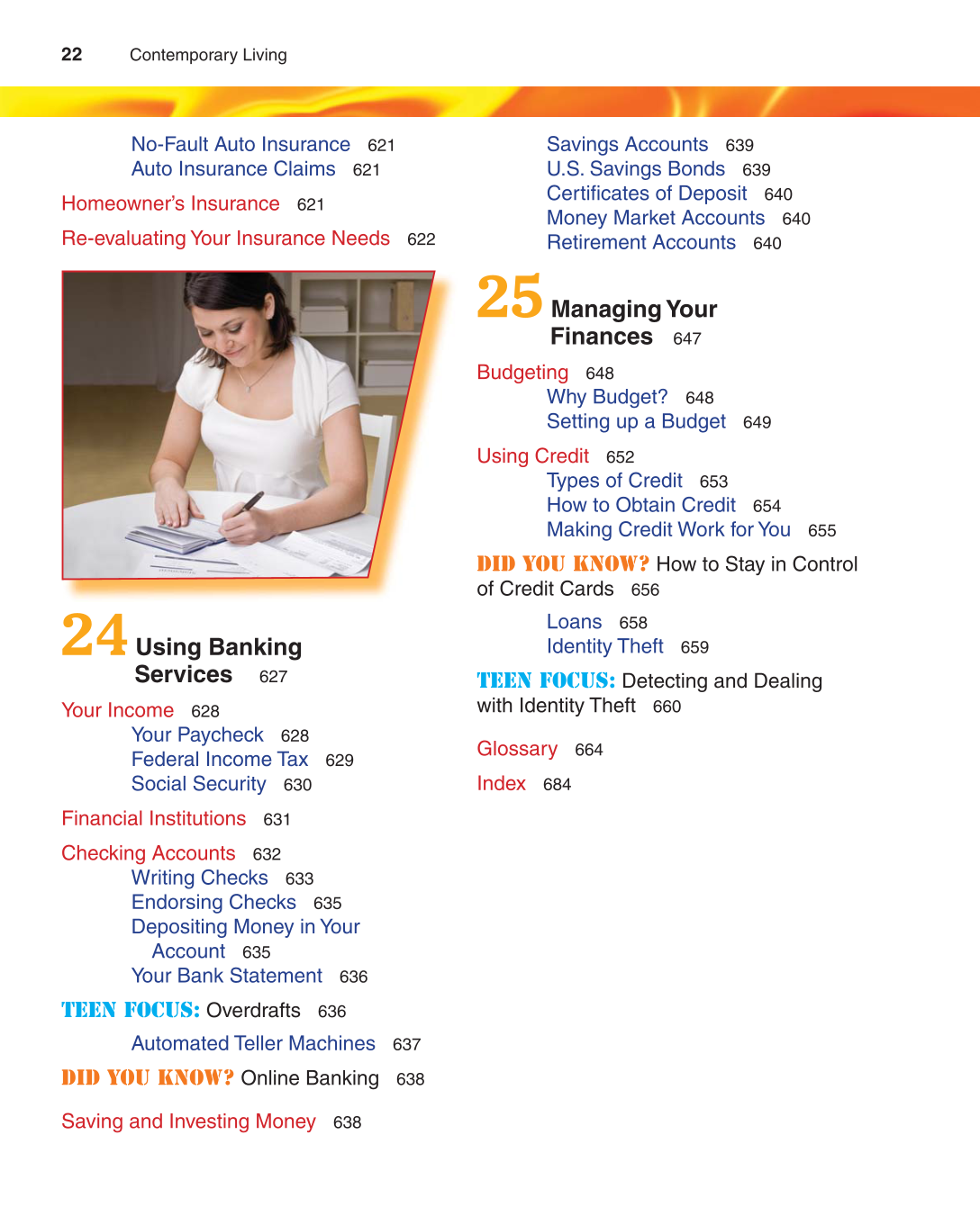 Contemporary Living, 11th Edition page 22