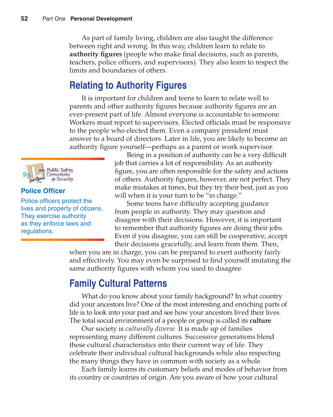 Contemporary Living, 11th Edition page 52