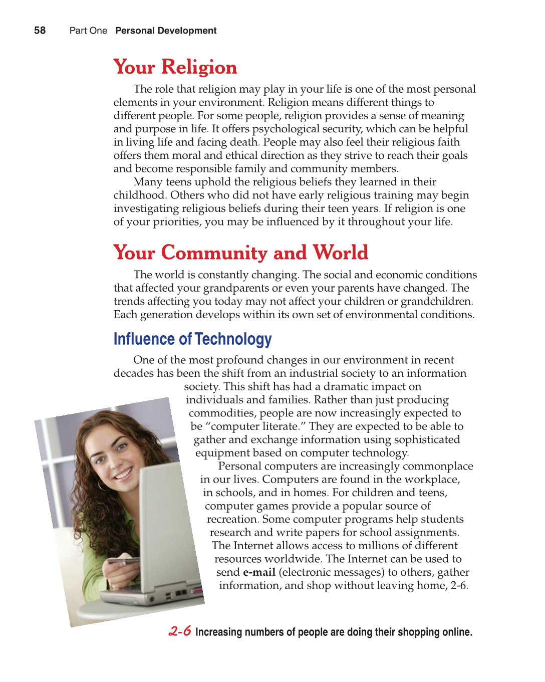 Contemporary Living, 11th Edition page 58
